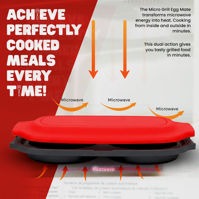 Micro Grill Egg Mate™ - Microwave Egg Cooker-6