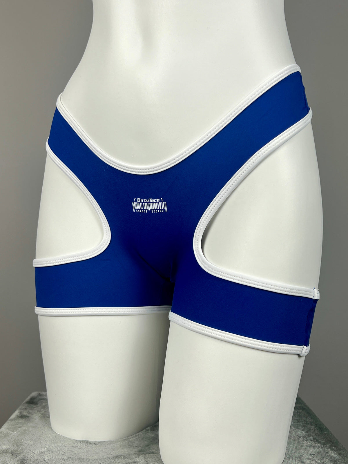 Anime Style 3-Piece Short Gymnastics Uniform Sports Tank Top with Sexy Cutout Shorts-9