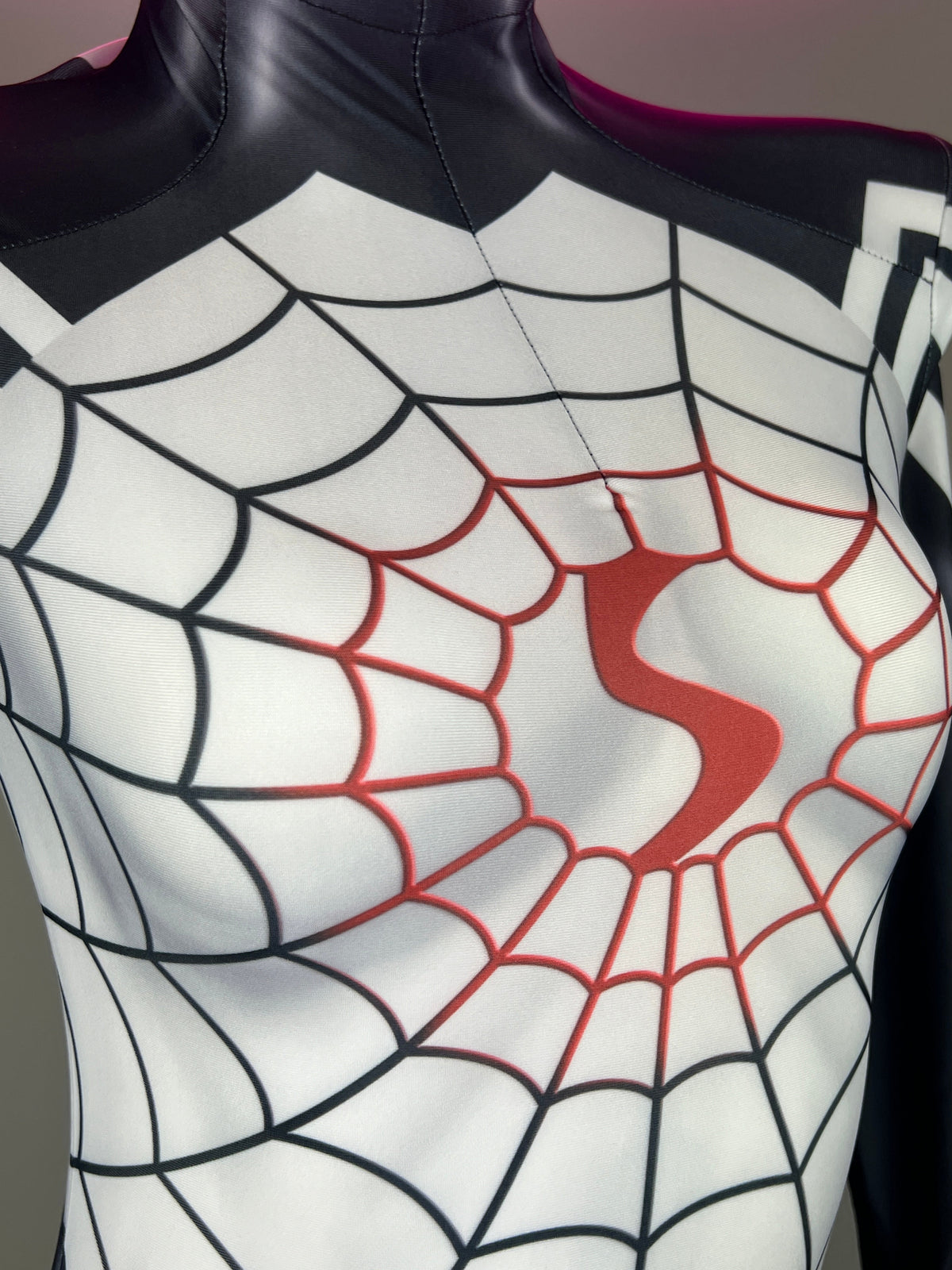 [Inventory Clearance] Super Hero Spider Cindy Cosplay Full Bodysuit Halloween Costume Zentai-8