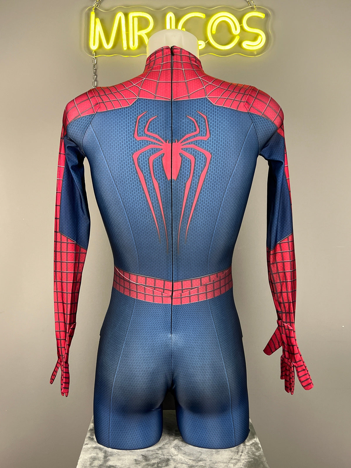 [Inventory Clearance] Super Hero Amazing Spider Cosplay Full Bodysuit Halloween Costume Zentai-4