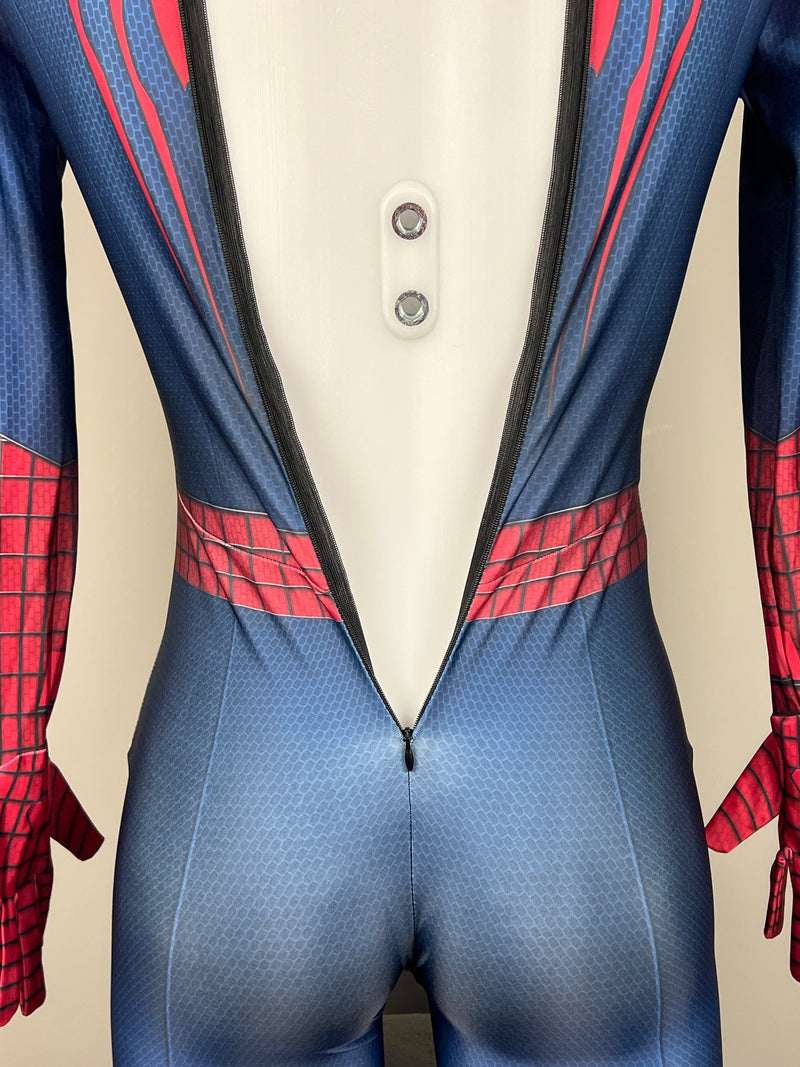 [Inventory Clearance] Super Hero Amazing Spider Cosplay Full Bodysuit Halloween Costume Zentai-7