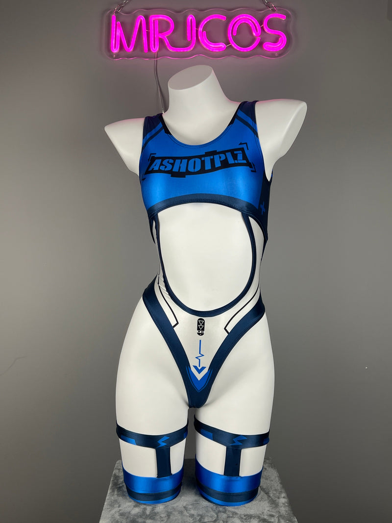 Anime Sci-fi Spandex Sexy Swim Racing Suit Wet Suit Cosplay Costume Bodysuit-8
