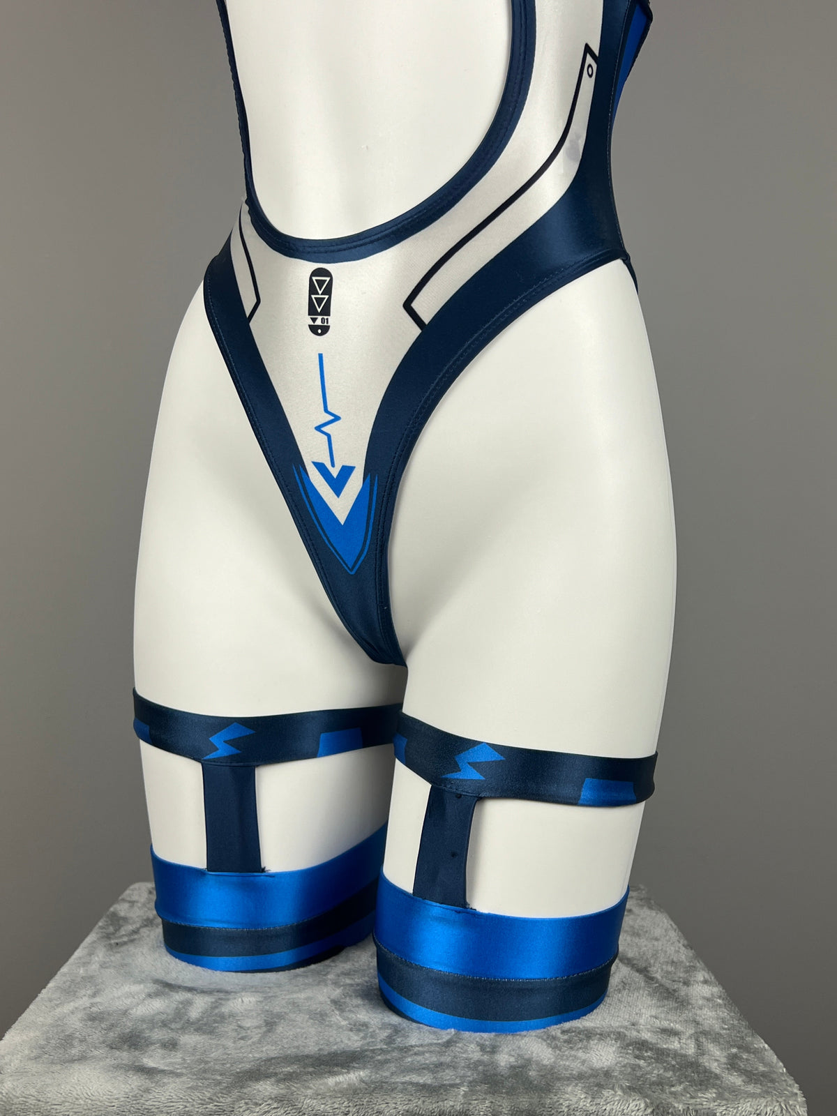Anime Sci-fi Spandex Sexy Swim Racing Suit Wet Suit Cosplay Costume Bodysuit-15