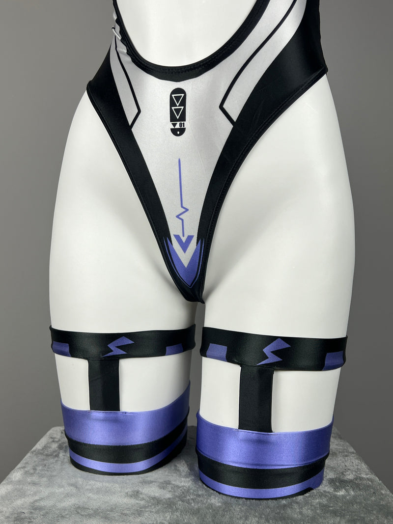 Anime Sci-fi Spandex Sexy Swim Racing Suit Wet Suit Cosplay Costume Bodysuit-19