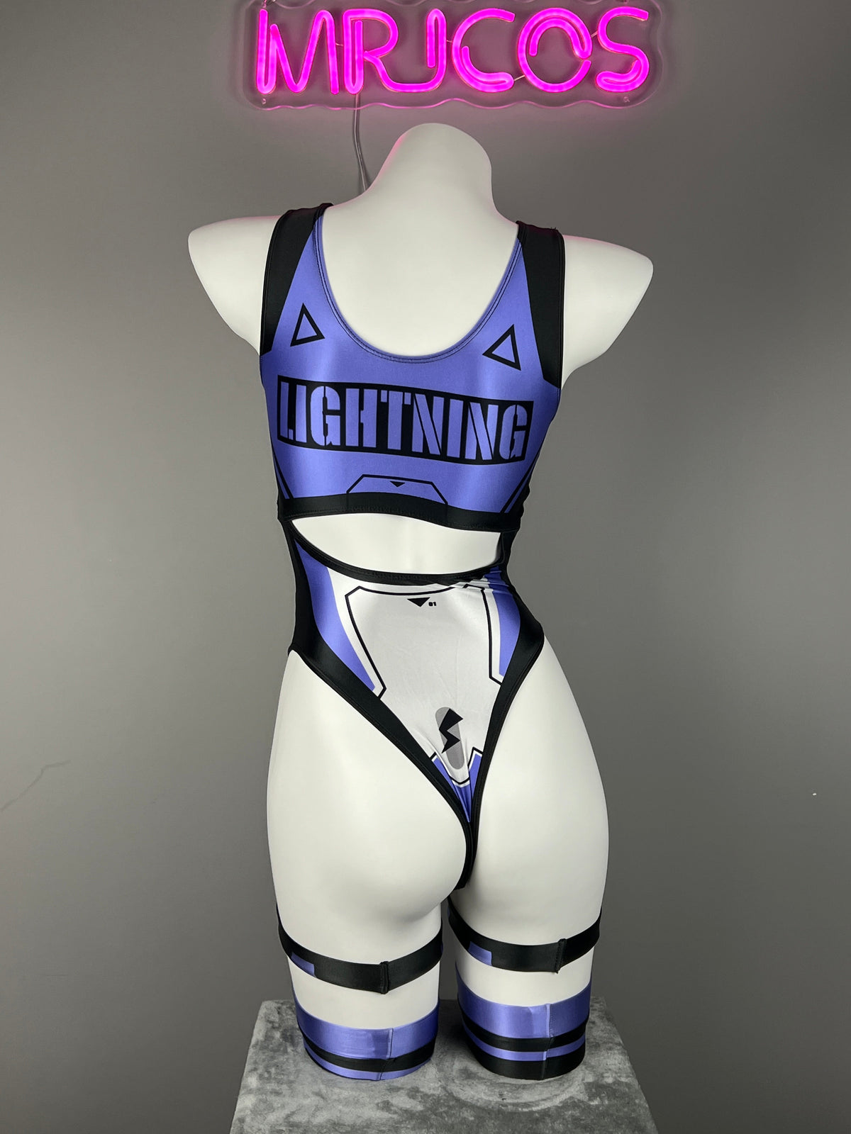 Anime Sci-fi Spandex Sexy Swim Racing Suit Wet Suit Cosplay Costume Bodysuit-21