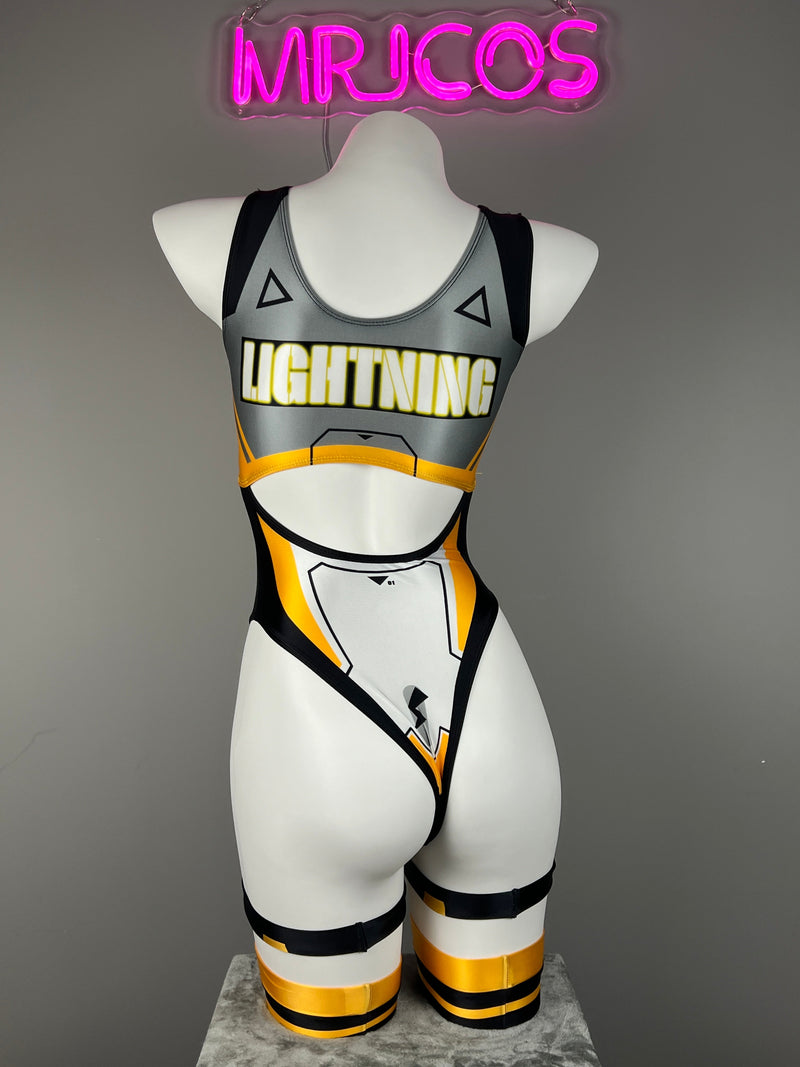 Anime Sci-fi Spandex Sexy Swim Racing Suit Wet Suit Cosplay Costume Bodysuit-3