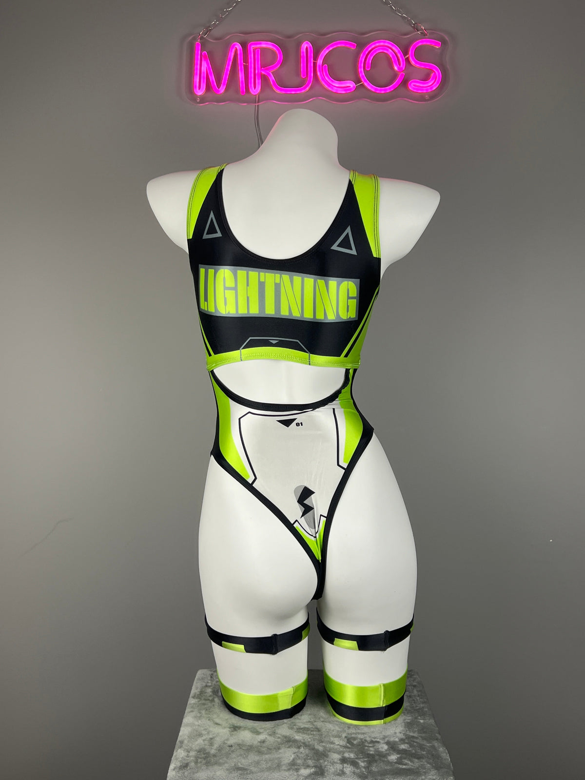 Anime Sci-fi Spandex Sexy Swim Racing Suit Wet Suit Cosplay Costume Bodysuit-28