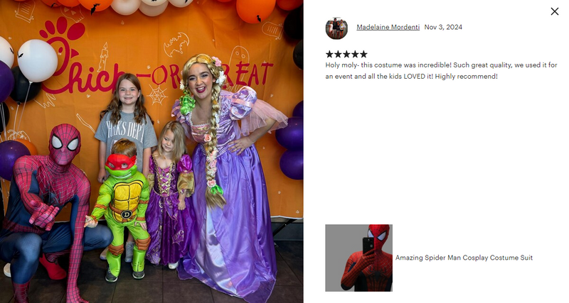 [Inventory Clearance] Super Hero Amazing Spider Cosplay Full Bodysuit Halloween Costume Zentai-14