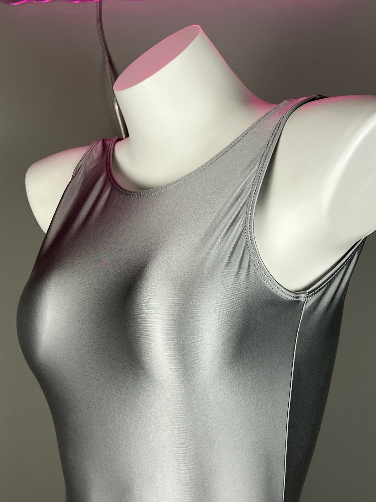 Sleeveless Tight Spandex Casual Halter Dress Basic Stretchy Wrap Party Dress-3