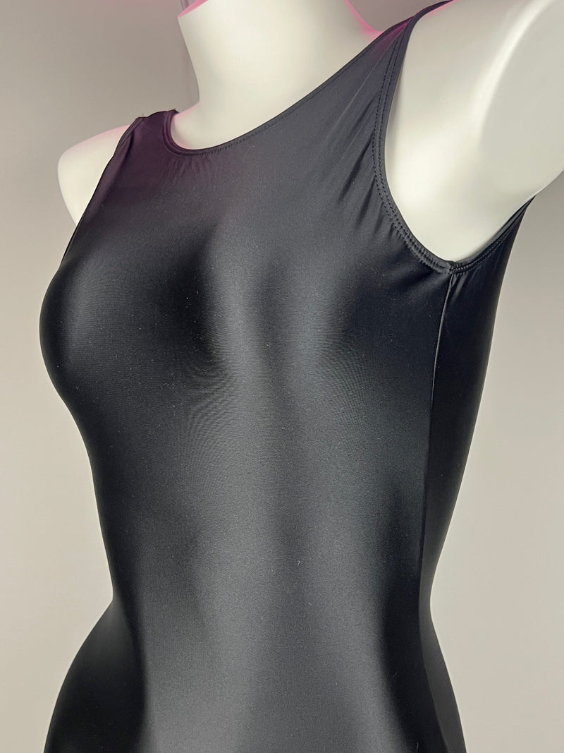 Sleeveless Tight Spandex Casual Halter Dress Basic Stretchy Wrap Party Dress-8