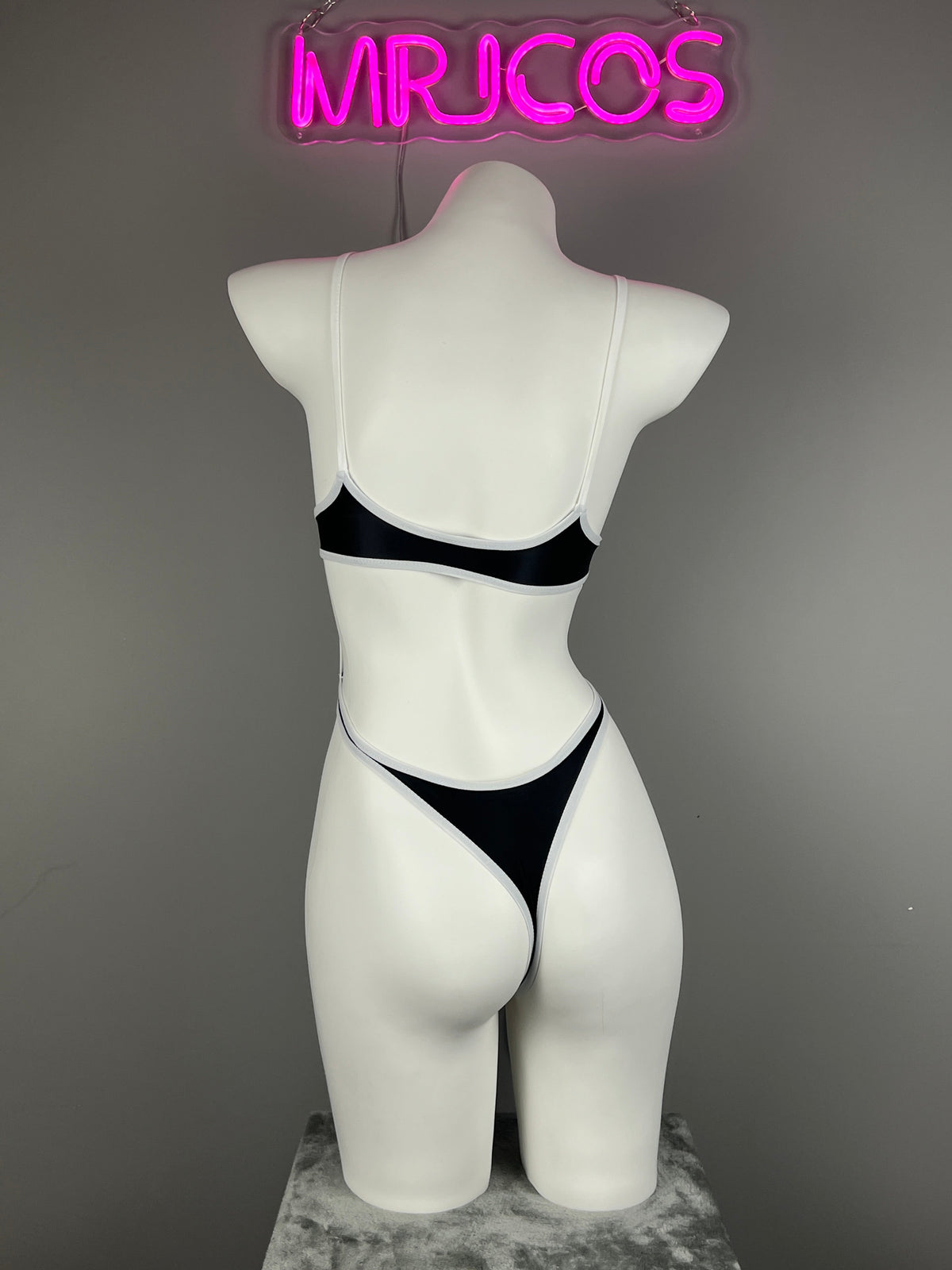 Women's High-Cut One-Piece Satin Spandex BodySuit Swimsuit with Side Cutouts-21
