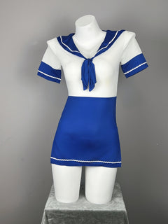 Anime Japanese JK Sailor Style Sexy Spandex Cosplay Costume Lingerie-8