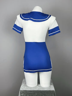 Anime Japanese JK Sailor Style Sexy Spandex Cosplay Costume Lingerie-9
