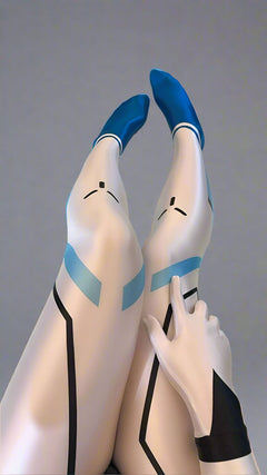 Cyberpunk Open Crotch Sci-Fi Spandex Racing Suit & Race Queen Cosplay Bodysuit-23