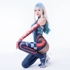 Anime Sci-fi Spandex Swimwear Racing Suit Wet Suit Race Queen Costume-12