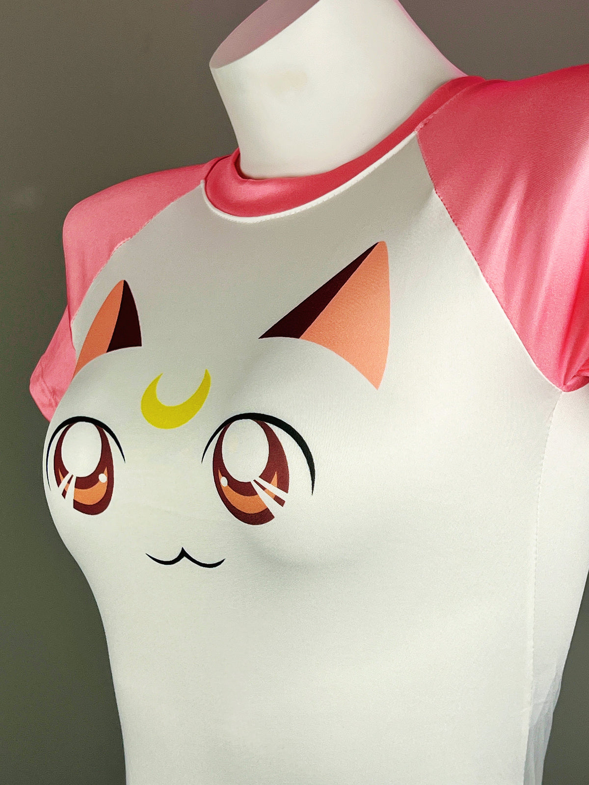 Anime Style Cosplay BodySuit Open Crotch Lingerie Costume-4