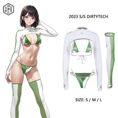 Anime Spandex Swimwear Sexy Bikini Cosplay Set-1