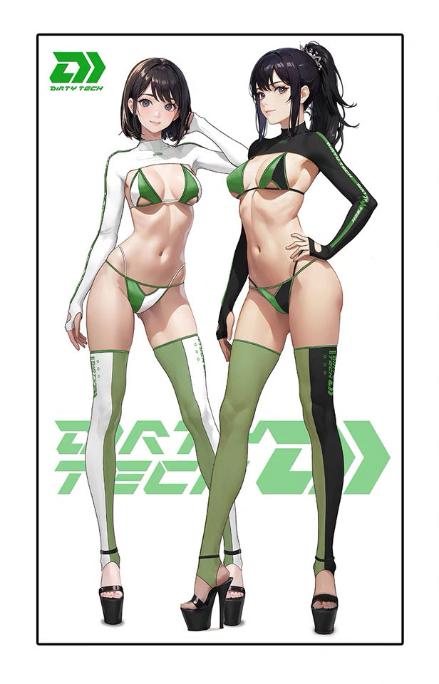 Anime Spandex Swimwear Sexy Bikini Cosplay Set-3