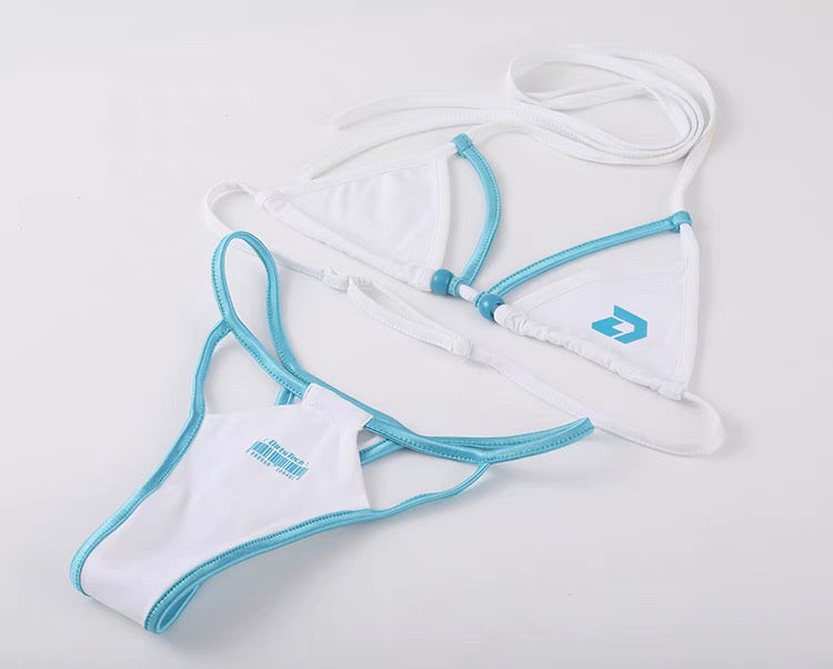 Anime Spandex Swimwear Sexy Bikini Race Queen Cosplay Set-19
