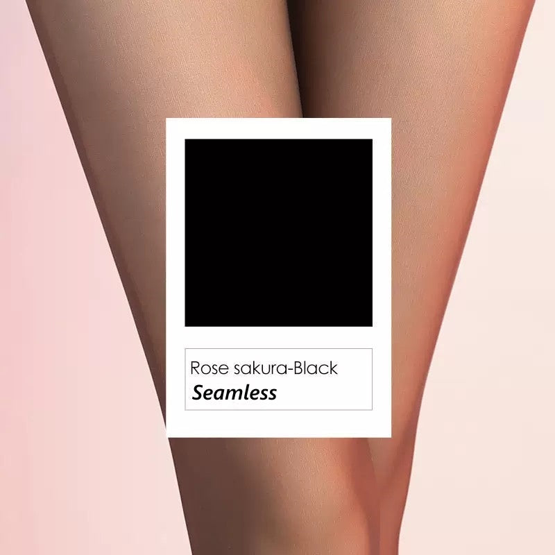 Rose Sakura Seamless High Waist Matte Pantyhose Nylon Tights-8
