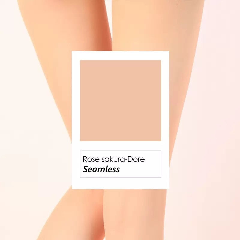 Rose Sakura Seamless High Waist Matte Pantyhose Nylon Tights-10