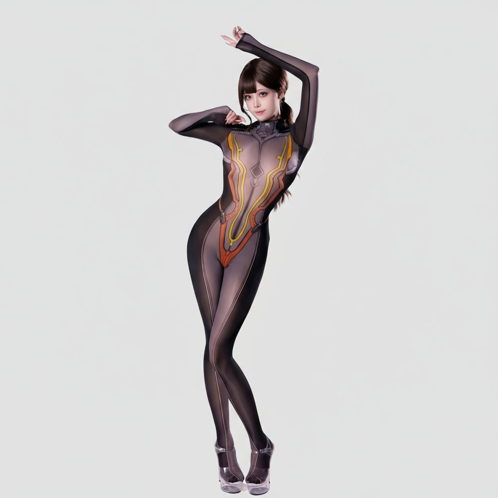 Anime Superhero Eve 10D Sheer Bodystocking - Ultra-Thin Cosplay Lingerie-15