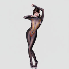 Anime Superhero Eve 10D Sheer Bodystocking - Ultra-Thin Cosplay Lingerie-15