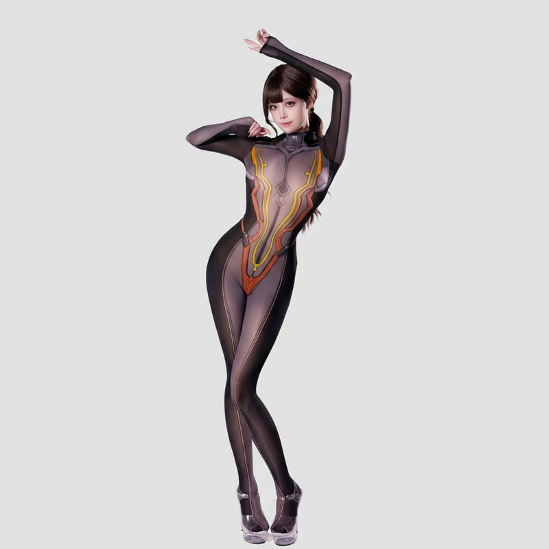 Anime Superhero Eve 10D Sheer Bodystocking - Ultra-Thin Cosplay Lingerie-15