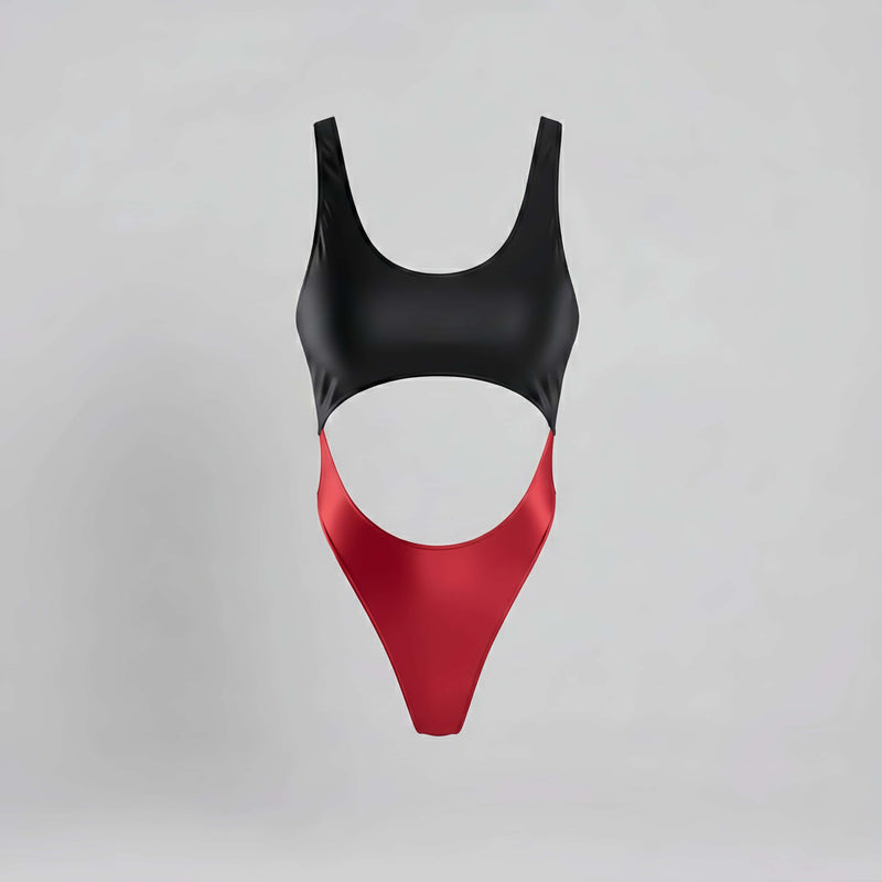 Spandex Swimwear Racing Suit Wet Suit Race Queen Costume with Tights-8