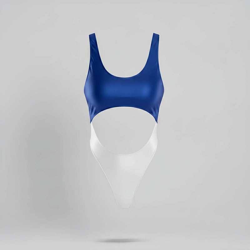 Spandex Swimwear Racing Suit Wet Suit Race Queen Costume with Tights-12