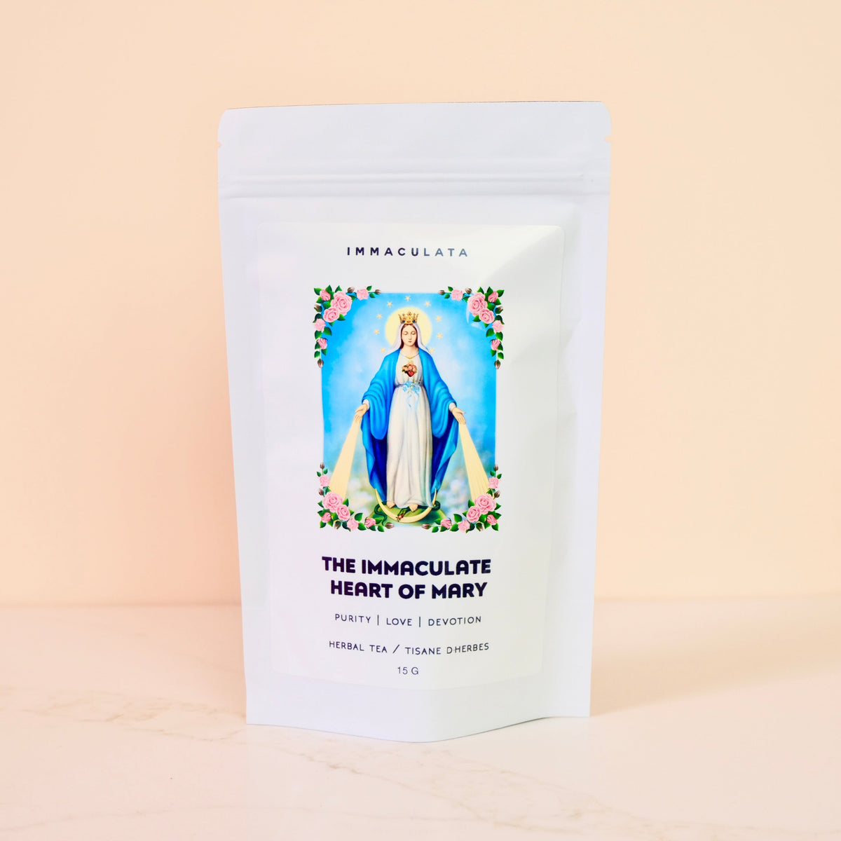 THE IMMACULATE HEART OF MARY // rose + holy basil