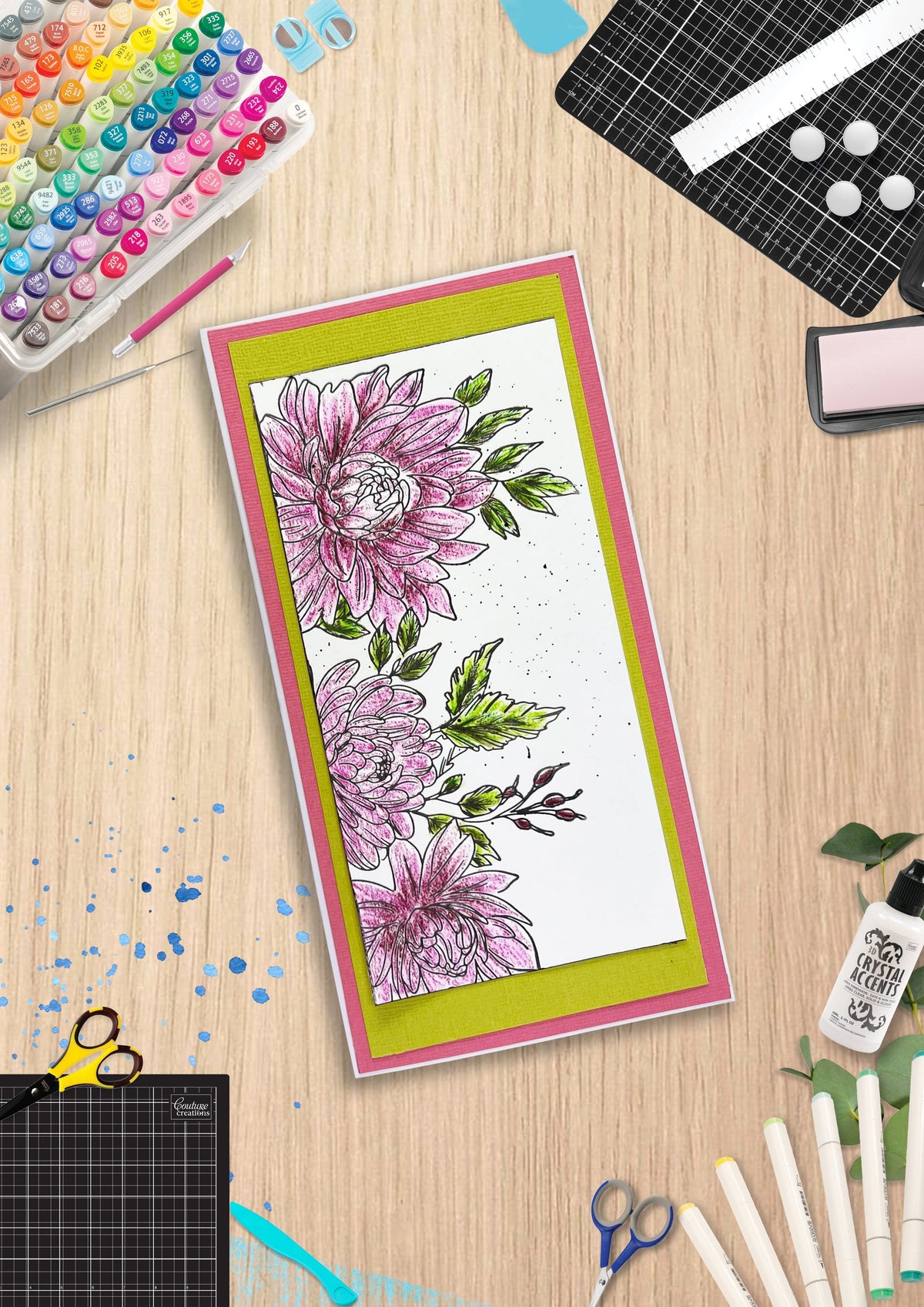GoLetterPress Impression Stamp - Stamp 7 - You are Amazing Floral-2