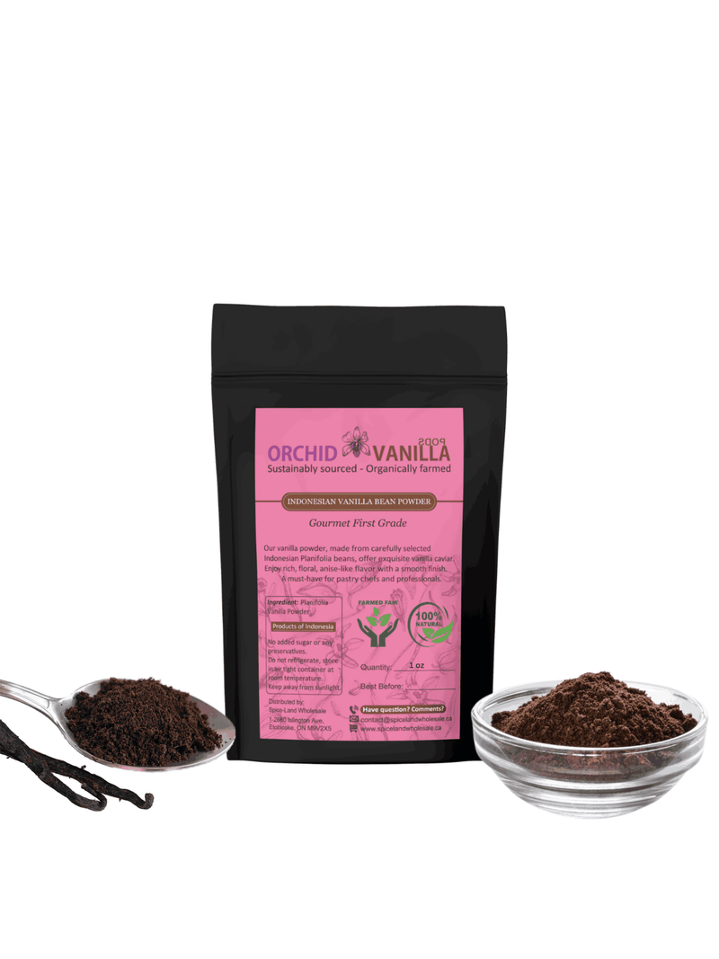 Indonesian Ground Vanilla Bean Powder Planifolia <br> First Grade<BR>-10