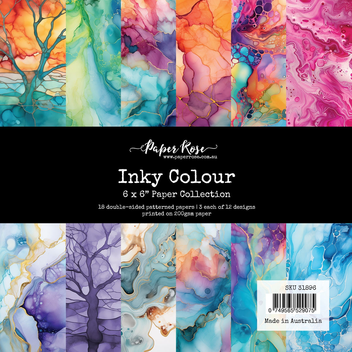 Inky Colour 6x6 Paper Collection 31896-1
