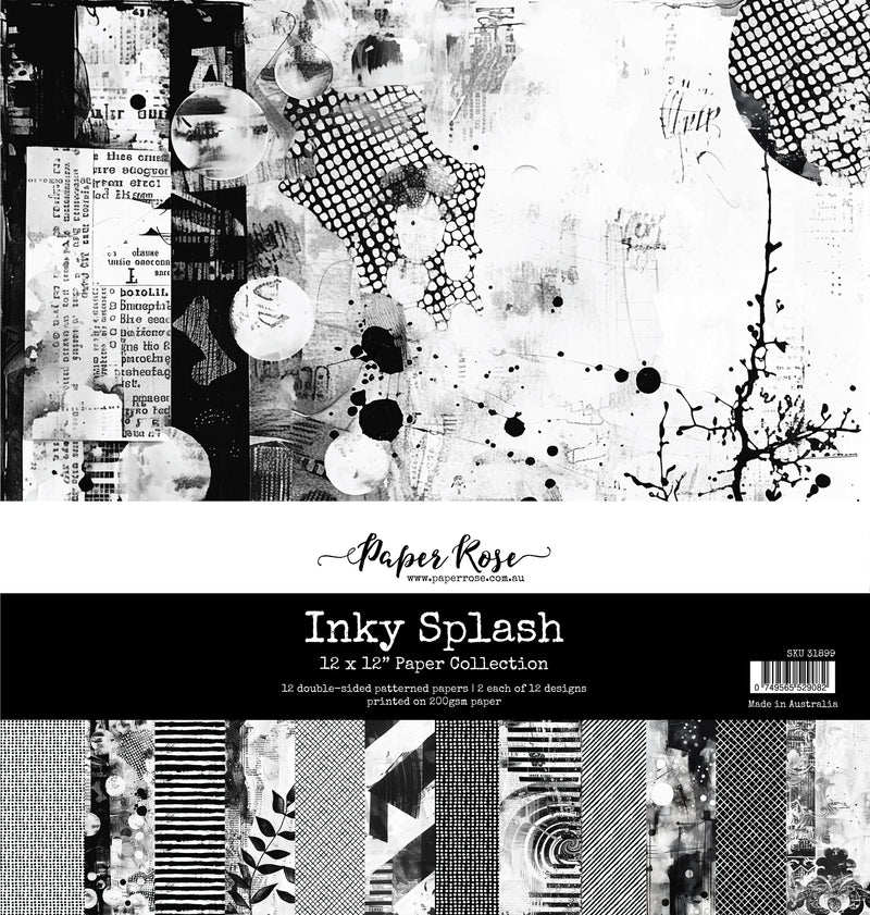 Inky Splash 12x12 Paper Collection 31899-1