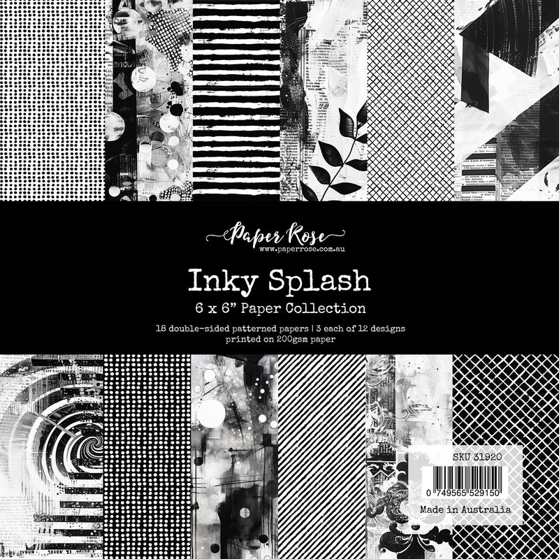 Colección de papel Inky Splash 6x6 31920-1