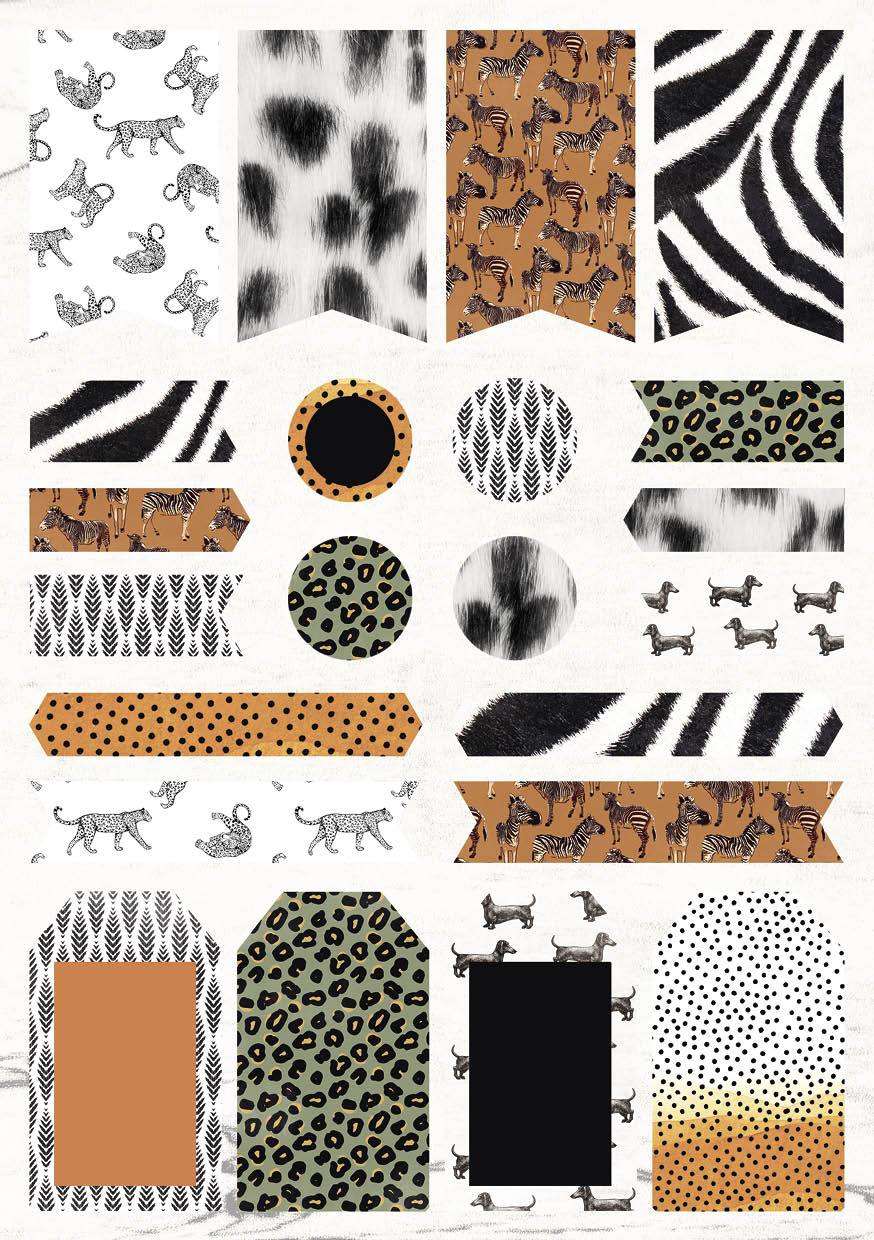 SL Mixed Paper Pad Pattern Paper Essentials 148x210mm 42 Sh nr.5-13