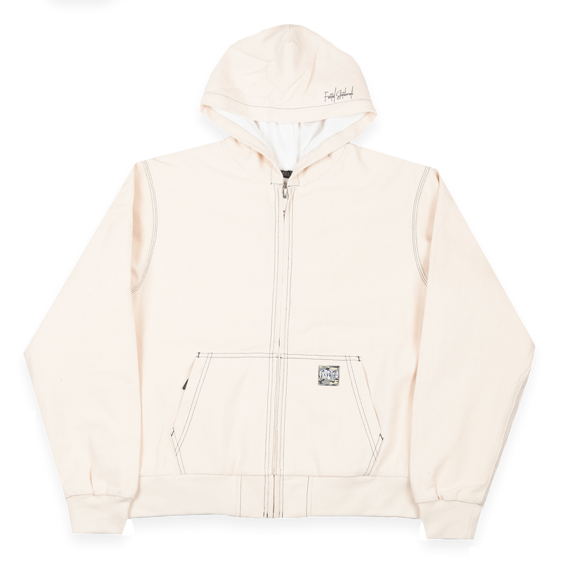 Frosted Skateboards 'Denim' Jacket - Bone-1