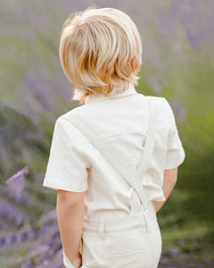 Suspender Short | Linen | Noralee-2
