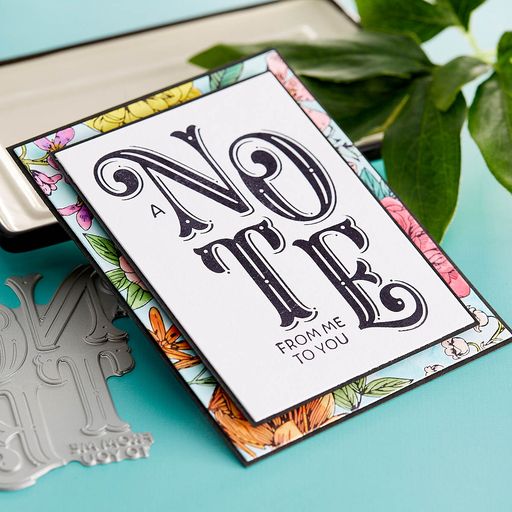 Placa de prensa "A Note from Me to You" de la colección BetterPress-5