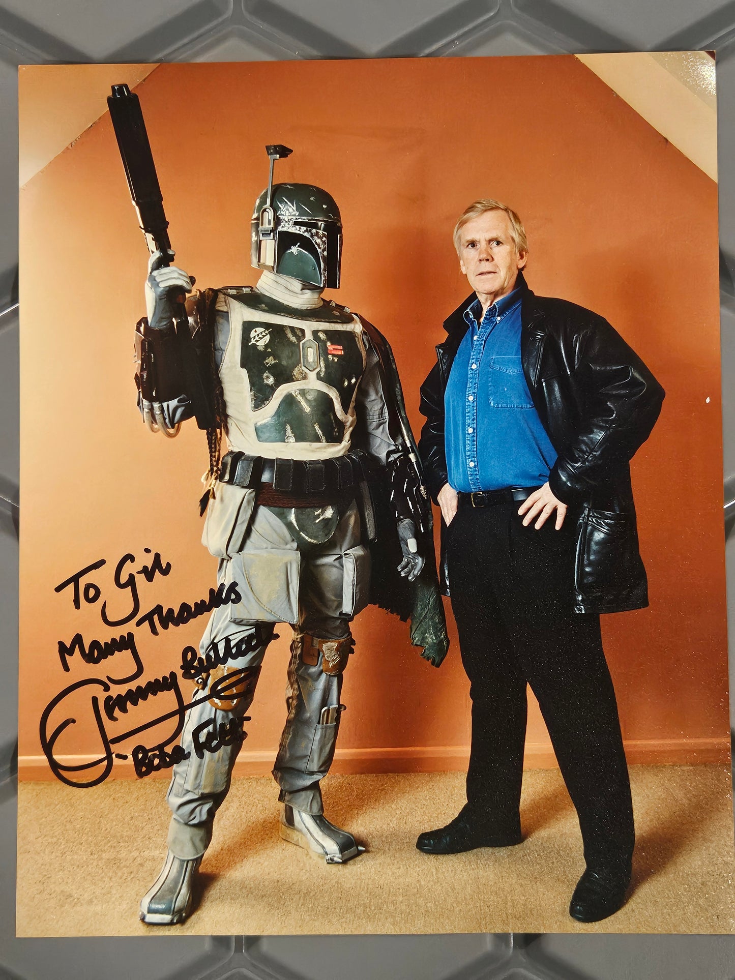 Star Wars – Boba Fett Autographed Photo | Signed by Jeremy Bulloch