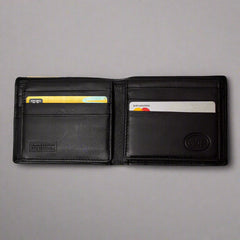 JBG International Men's Card Flip Up Bifold Leather RFID Wallet-2