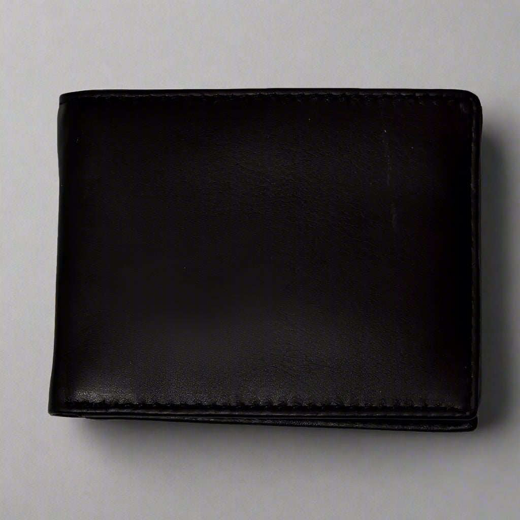 JBG International Men's Center Wing Bifold Leather RFID Wallet-1