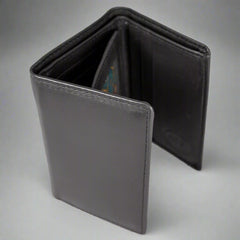 JBG International Men's Flip Up Trifold Leather Wallet-4