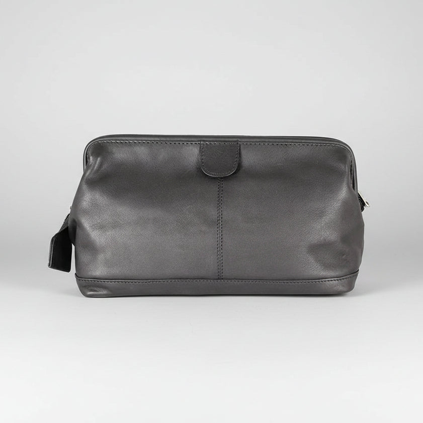 JBG International Structured Leather Toiletry Bag-1