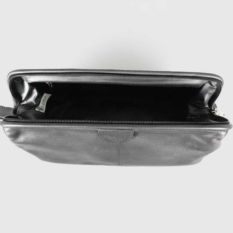 JBG International Structured Leather Toiletry Bag-2