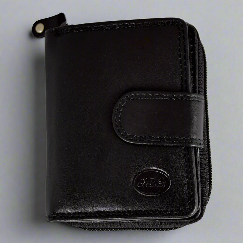 JBG International Women's Small RFID Leather Wallet-3