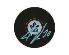 Joel Edmundson Autographed Toronto Maple Leafs Autograph Model Puck-1
