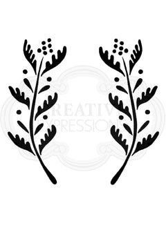 Woodware Clear Singles Ellie Leaf-3