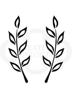 Woodware Clear Singles Fiona Leaf-4